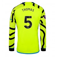 Camiseta Arsenal Thomas Partey #5 Segunda Equipación Replica 2023-24 mangas largas